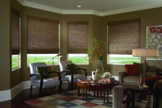 Timberblinds Rio Woven Wood Roman Shade