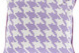 Purple patterned pillow