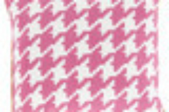 Pink patterned pillow