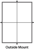 outside mount measurement