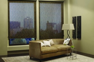 Chicago Hunter Douglas Alustra Designer Screen Roller Shade